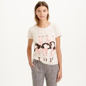 J CREW Donald Robertson for J Crew Ostrich Tee